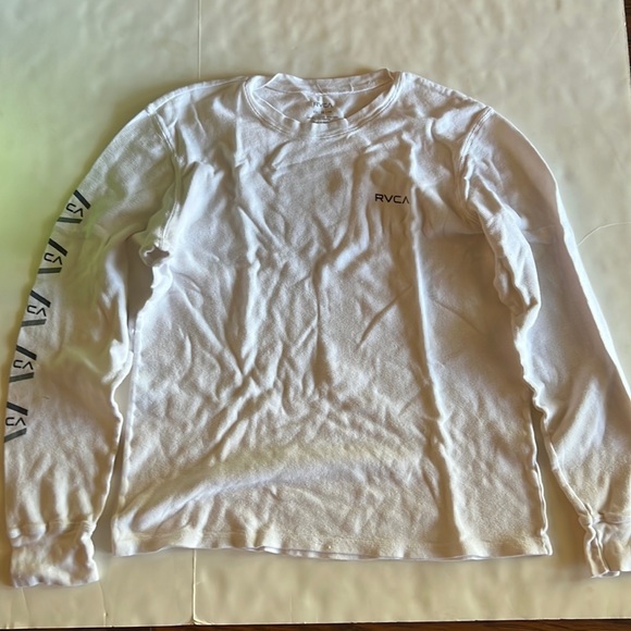 RVCA Shirts Rvca Mens White Thermal Xl Poshmark